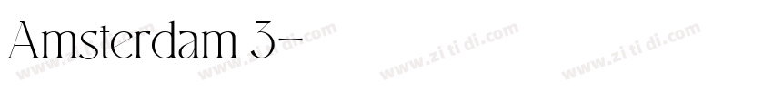 Amsterdam 3字体转换